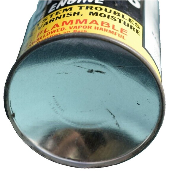 Vintage Empty Carb-Medic Can, Empty Gas and Oil Cans-Complete With Cap - Picture 7 of 9